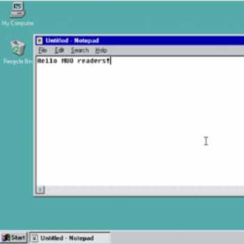 سایت های شبیه ساز ویندوز  95، 3.1 ، 1.01