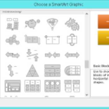 تولید یک طرح  SmartArt  با موضوع کاربردی