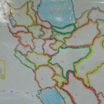 طراحی نقشه ایران برای درک مفهوم کیلومتر در کلاس ریاضی