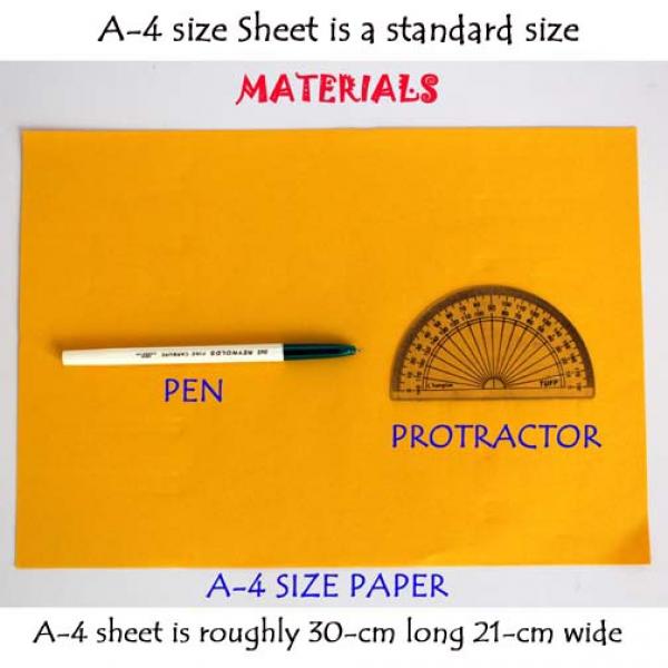 کاغذ آ۴ یک اندازه ی استاندارد دارد.