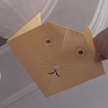 اریگامی گربه 